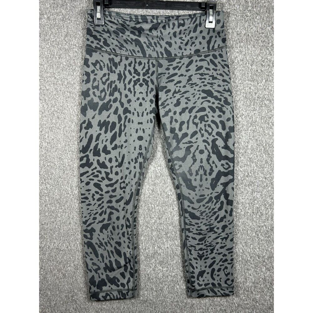 Lululemon Wunder Under Crop 23" Leopard Camo - Size 6